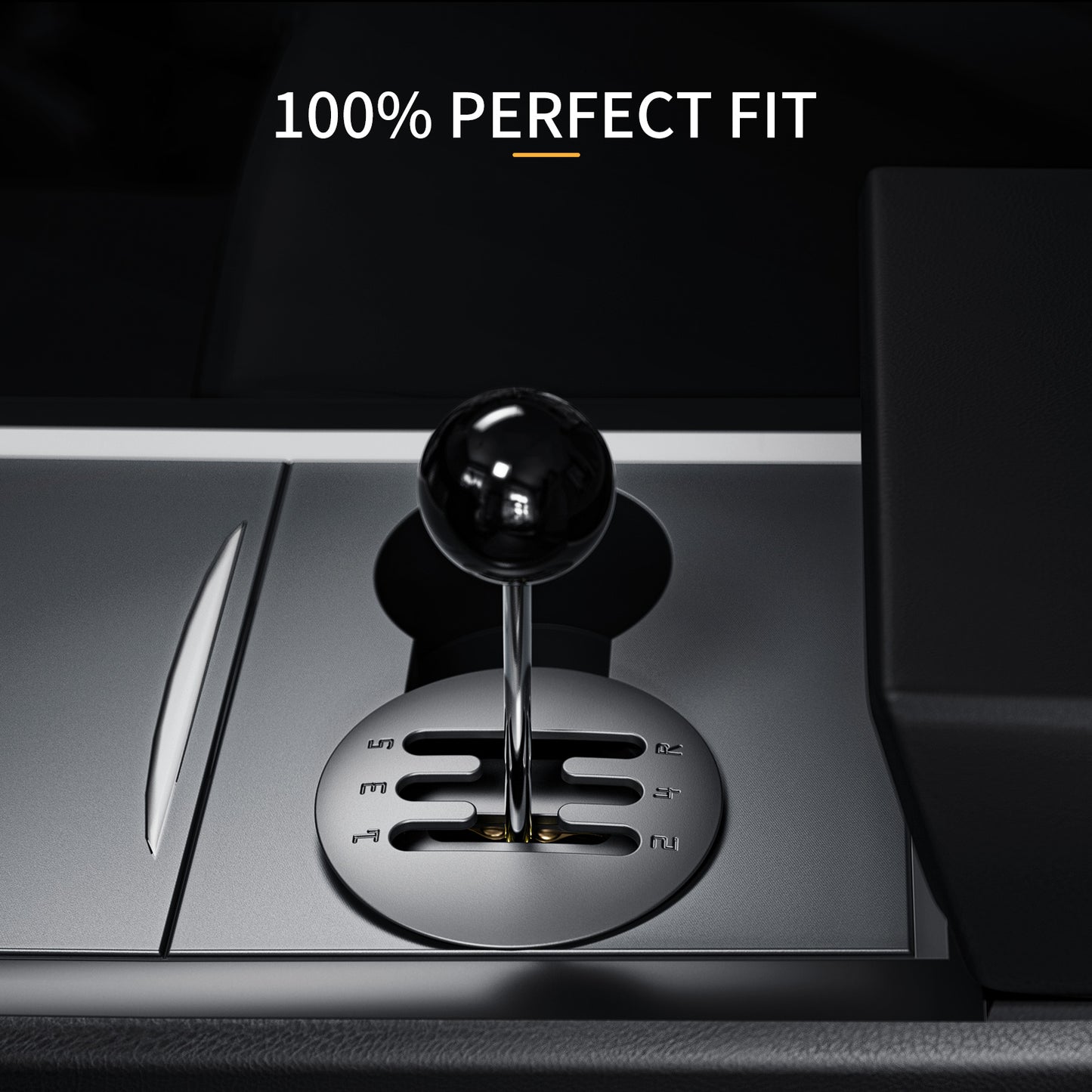 MIFMIA Cup Holder Shifter for Tesla Model 3, Model Y Accessories 2023 2022 2021, Manual Gear Stick Control Sense, Rediscover The Mechanical Feel, Black