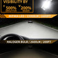 MIFMIA 9005 9006 Combo LED Headlight Bulbs, 500% Brighter 6500K Cool White, Halogen Replacements, Pack of 4