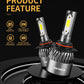 MIFMIA 9006 LED Headlight Bulbs, 60W 8000 Lumens 300% Brighter HB4 6500K Cool White LED Headlights Conversion Kit Halogen Replacement